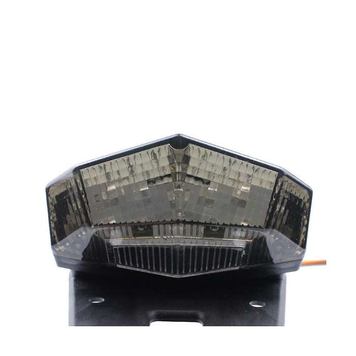 New Wd 12vled Rear Tail Light for Motorbikes Off-road Retrofit Licence Plate Light with Transparent