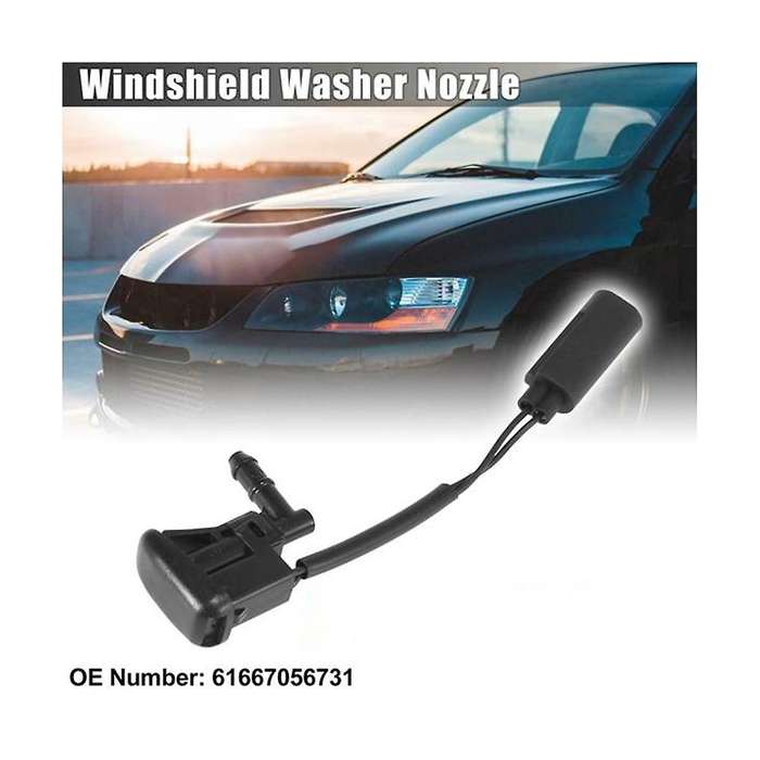 New Windshield Heated Washer Sprayer Nozzle Jet 61668361039 for 5 Series E39 1997-2003 525I 528I 530