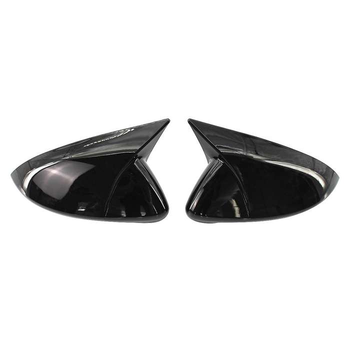 New-1 Pair Bright Black Car Rear View Mirror Cover Cap Fit for Golf MK7 2014-2019 Side Mirror Cover