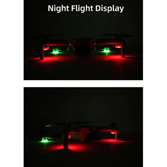 Night Flying Signal Lamp Navigation Light LED Flash Lights for Air2 Mini 2/ 2 for Drone Accessor