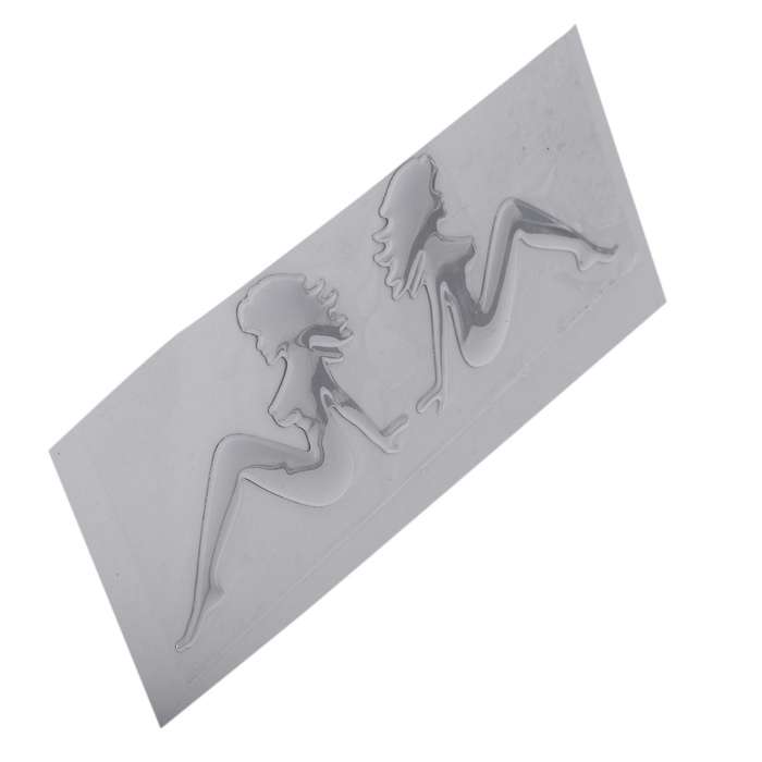 Nice Lady Car Vehicle Decoration Sticker Emblem Logo Badge