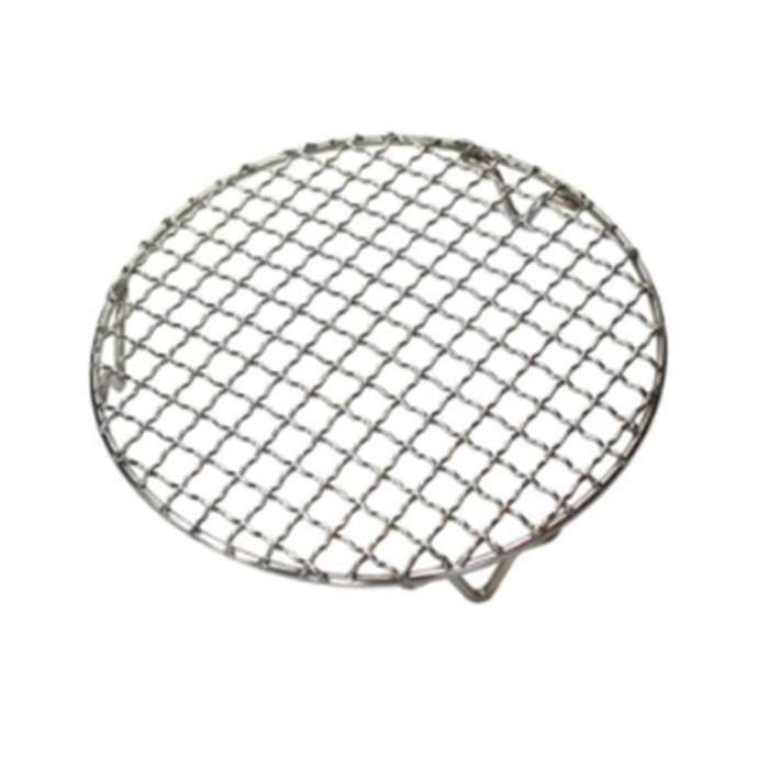Non Stick Bbq Mesh with Legs Round Barbecue Mesh Cooking Tools Stainless Steel Baking Net Grilling M