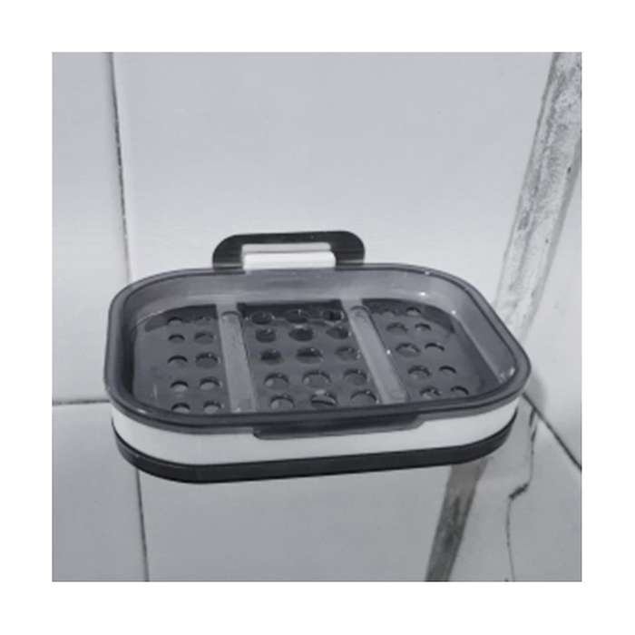 Non- Soap Holder Bathroom Strong Suction Drain Rack Soap Dishes Household Suction Cup Soap Dish