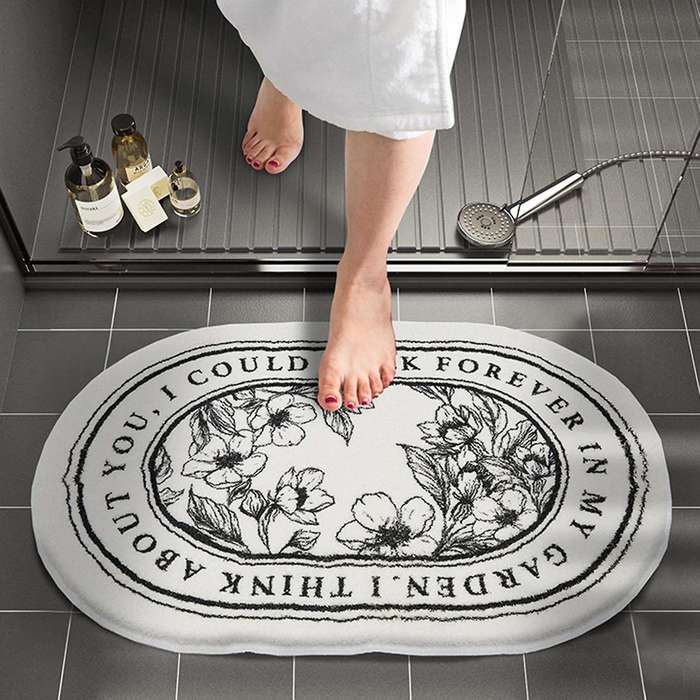 Non-Slip Bath Mat INS Style Doormat Absorbent Carpets Entrance Mats Balcony Porch Area Rugs Living R