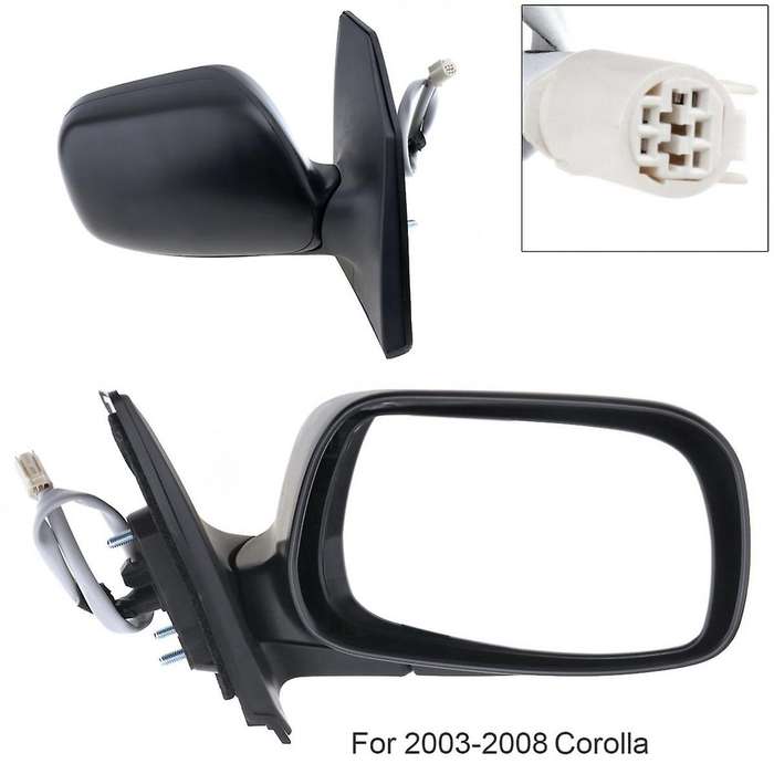 Non-Folding Car Door Wing Side Mirror Rearview Mirror for CE/LE S Sport Sedan 4-Door 2003-2008, Righ