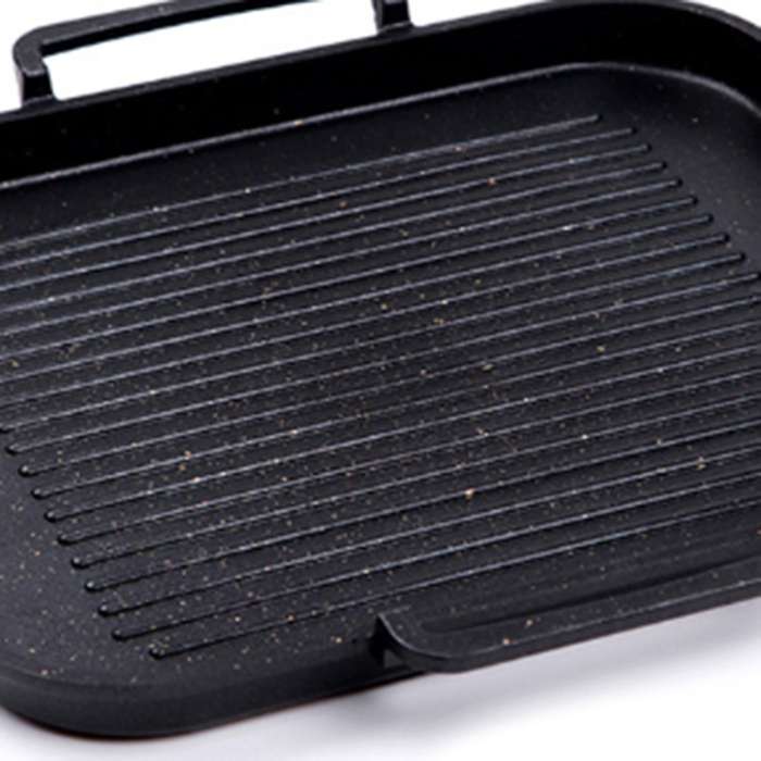 Nonstick Korean Grill Pan Barbecue Portable Hot Plate Stone Coating Household Outdoor Baking Tray