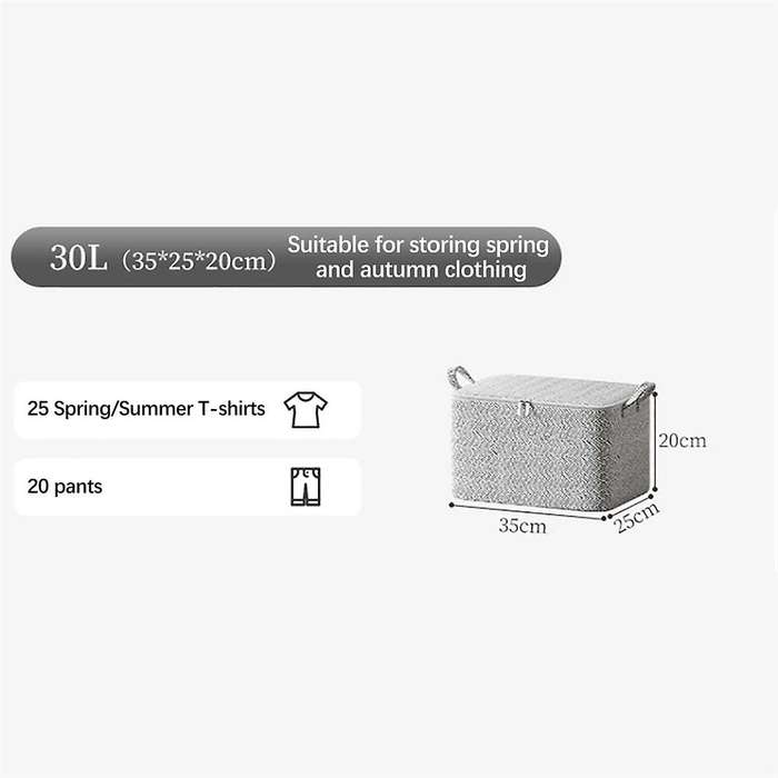 Non-Woven Zippers Storage Bag Moving Quilt Storage Basket Travel -Capacity Clothing Storage Bag