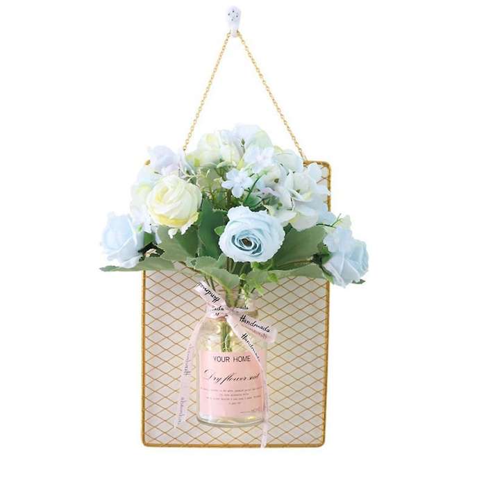 Nordic Beautiful Room Wall Decor Home Decor Accessory Hanging Vase Wall Pendants Craft Gift Grid Han