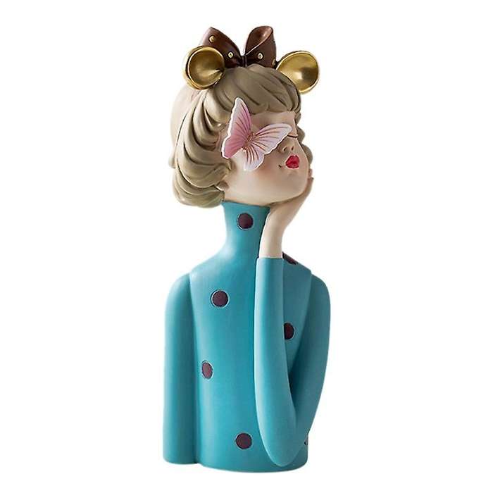 Nordic Decor Bubble Girl Resin Decorative Ornaments Living Room Decoration Statues Desk Accessories