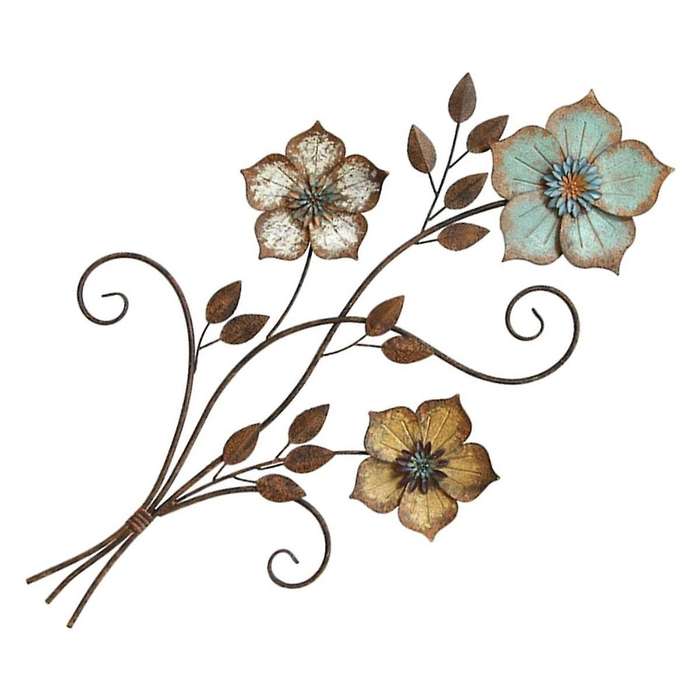 Nordic Luxury Wrought Iron Wall Decorations Bedroom Living Room Wall Sofa Background Wall Pendant C