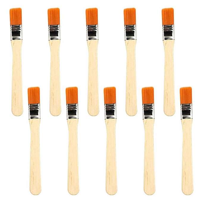 Nylon Paint Brushes Set for Machine Care Oil Brush Keyboard Dust Cleaning Brush Wooden Brush Tools
