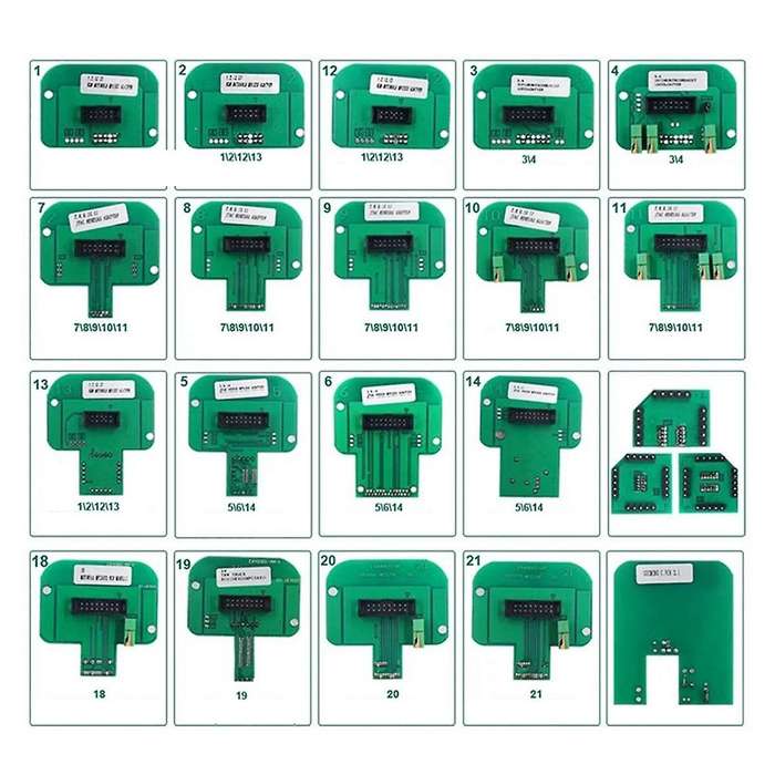 OBD 22pcs BDM Programming Adapter Full Set for KTAG KESS FGTECH BDM ECU Programming BDM100 Probe Ada