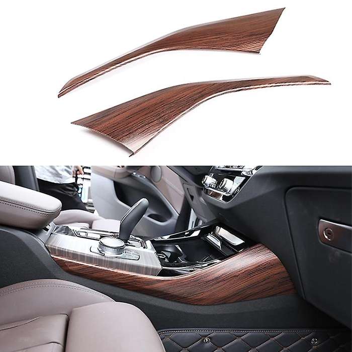 Oak Wood Grain ABS Center Console Side Decoration Strips Trim Interior Car Accessories for -X3 G01 2