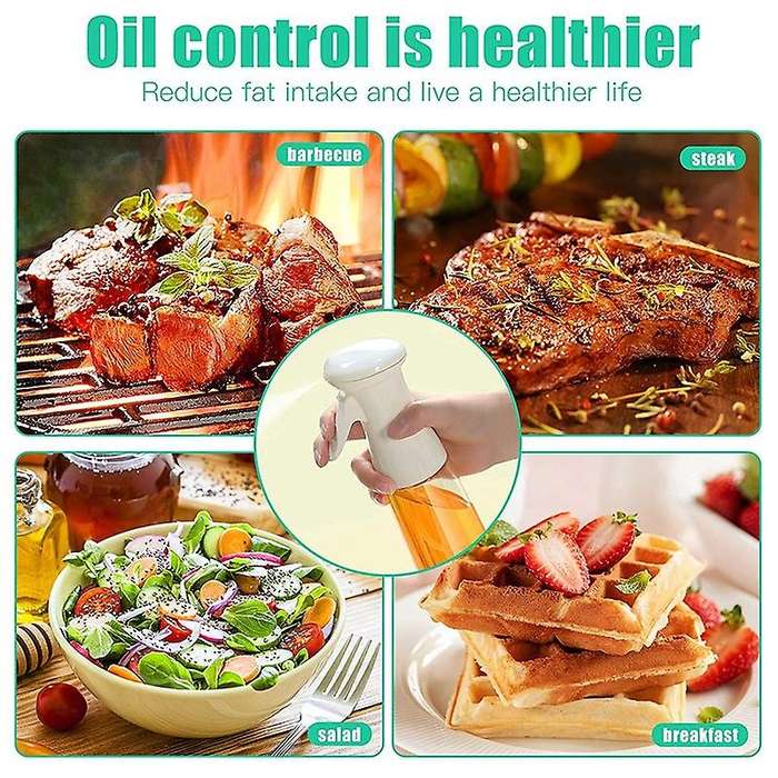 Oil Sprayer Mister for Cooking , Kitchen Bbq Baking Spray, Olive Oil Sprayer Bottle with Cleaning B