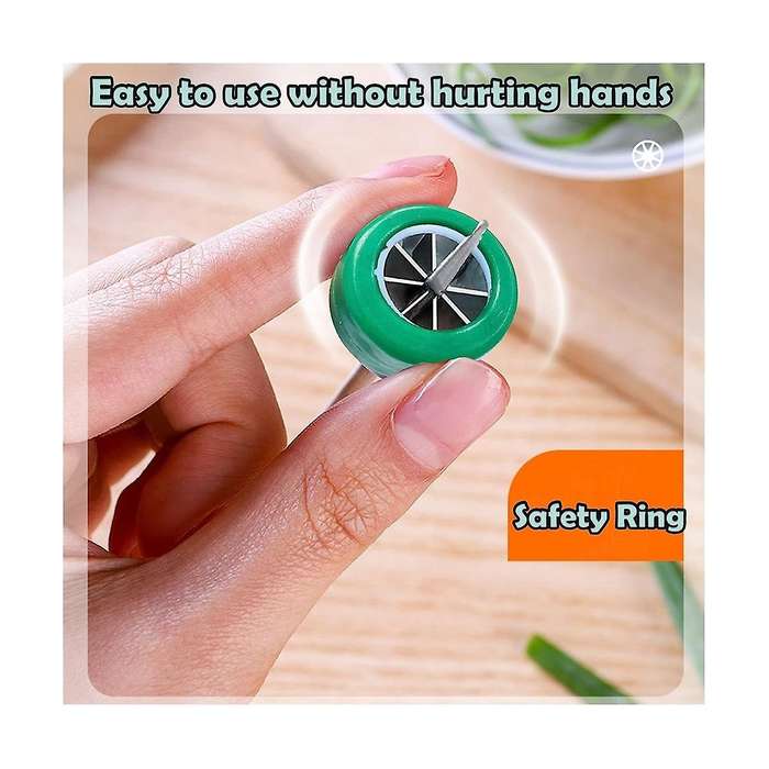 Onion Cutter Multifunctional Stainless Steel Vegetable Green Onion Knife Chopper Shredder [3 Pcs]