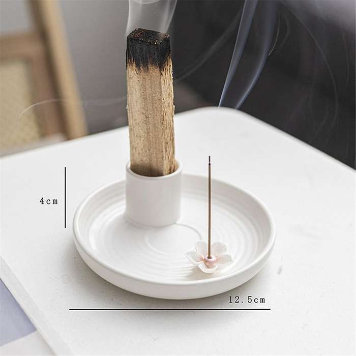 Orange Icense Holder,ceramic Incense Holder,scent Wood Stand, Simple,modern Terracotta Incense Burne