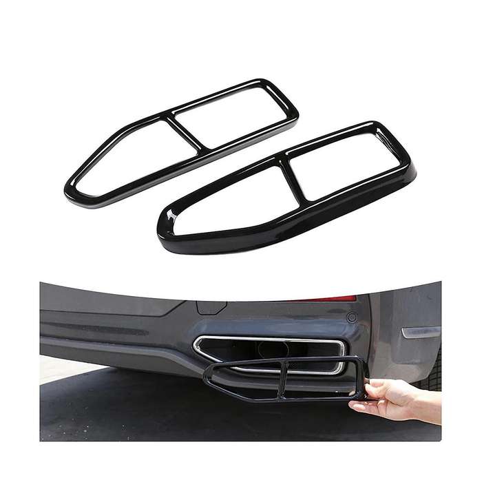 Out Tailpipe Trim Frame Exhaust Pipe Trim Cover Car for 7 Series G11 G12 2016-2018