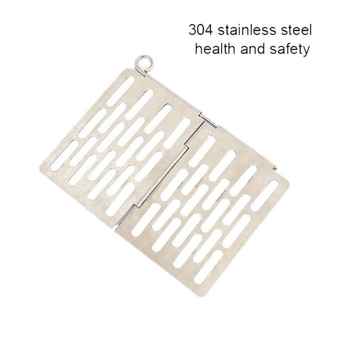 Outdoor 304 Stainless Steel Baking Tray Folding Barbecue Board Camping Self-Driving Barbecue Portabl