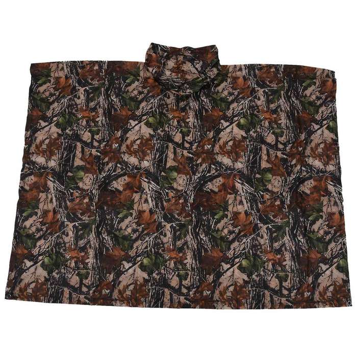 Outdoor Camping Camouflage Raincoat Hiking Poncho Backpack Rain Cover Waterproof Tent Mat Awning Bea