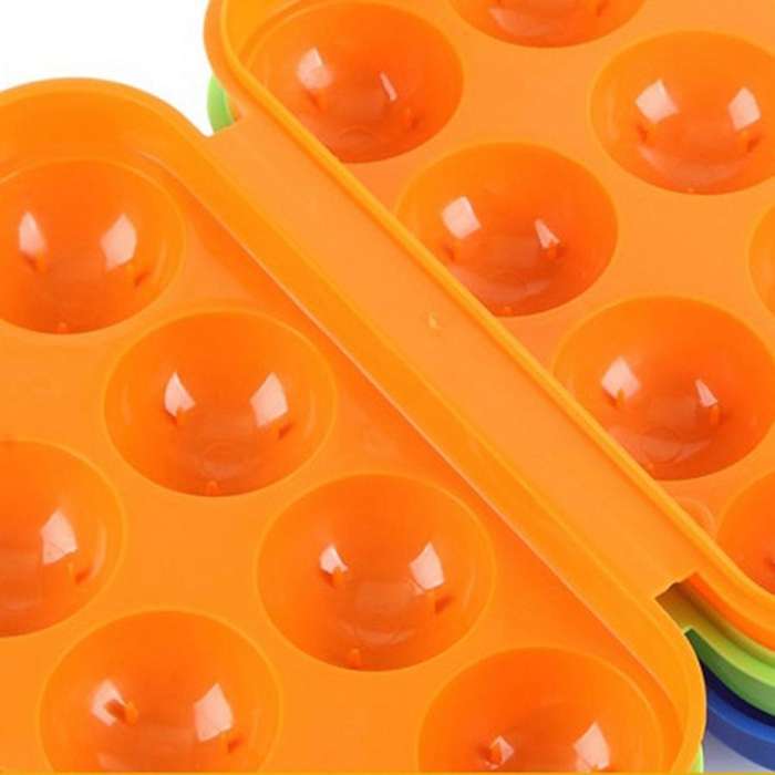 Outdoor Camping Portable Tableware Camping Picnic Barbecue Egg Box Container Egg Kitchen Storage Box
