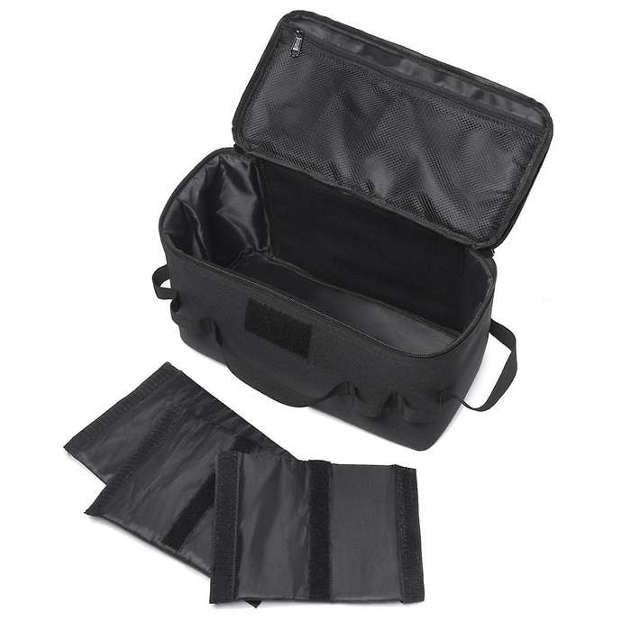 Outdoor Camping Storage Bag Gas Stove Canister Pot Carry Bag Picnic Bag Cookware Utensils Organizer