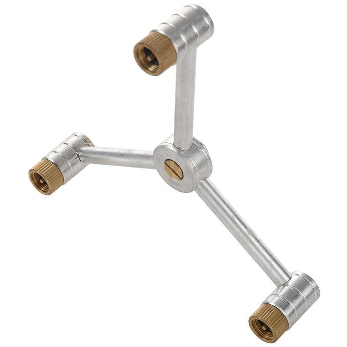 Outdoor Camping Stove Conversion Head Triple-cornered Multi-Cylinder Connector Adaptor
