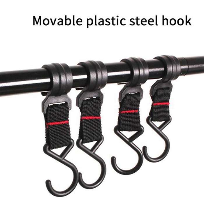Outdoor Cooking Utensils Hanger Foldable Camping Clothes Hanger Triangular Pot Hanger Suitable For