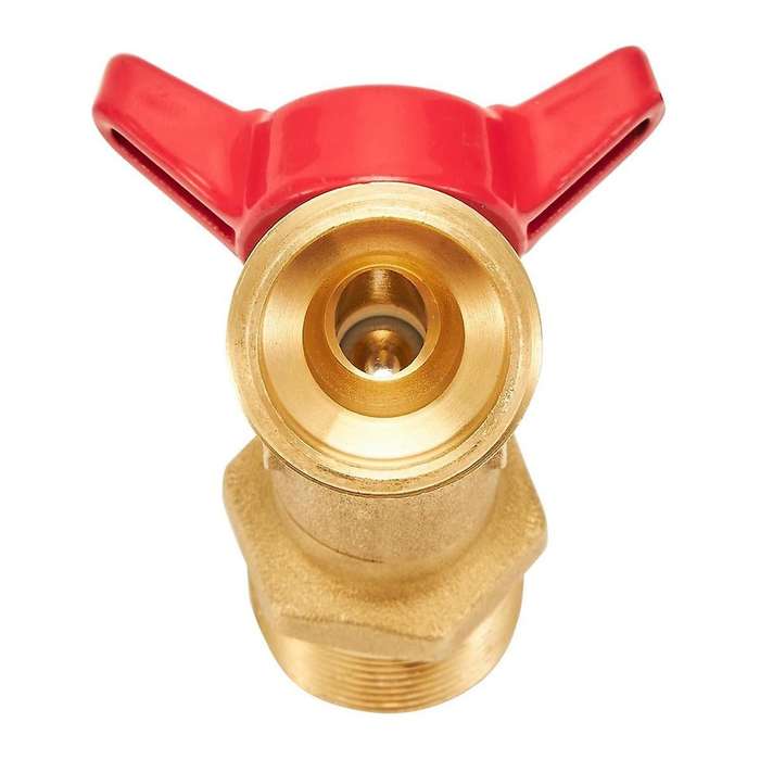Outdoor Garden Hose Faucet Ball Valve Hose Bibb Shut Off Valve 3/4inch Male Npt X 3/4inch Male Ght T