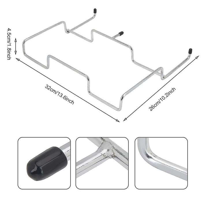 Outdoor Garbage Rack Camping Desktop Wire Storage Rack Kitchen Garbage Bag Holder