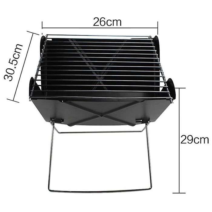 Outdoor Grill X-Shaped Folding Grill Camping Portable Grill Barbecue Grill Camping Supplies