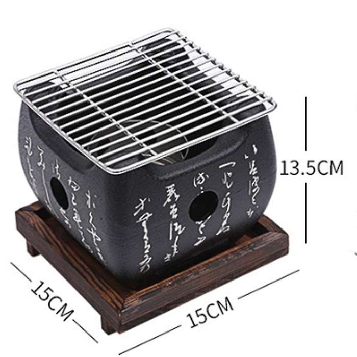Outdoor Japanese Style BBQ Grill Food Carbon Furnace Barbecue Stove Cooking Oven Alcoholic Grill Por