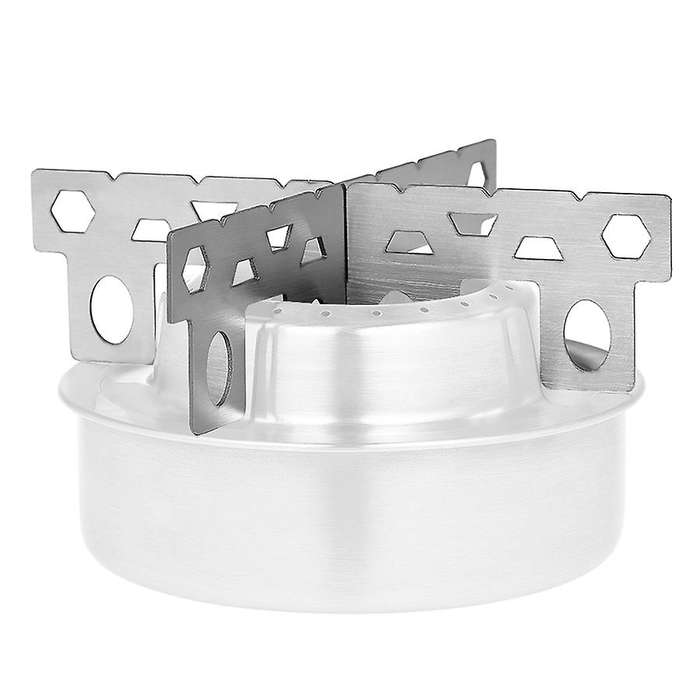 Outdoor Portable Alcohol Stove Mini Camping Stove Rack Combo Set Alcohol Burners with Stand Stove Ra
