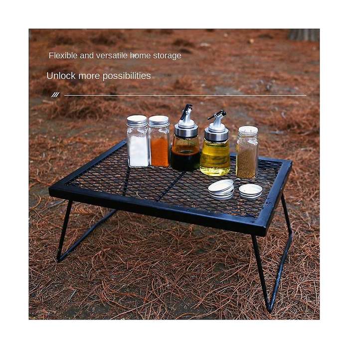 Outdoor Portable Folding Mesh Table Camping Lightweight Waterproof Barbecue Table for Travel Tour