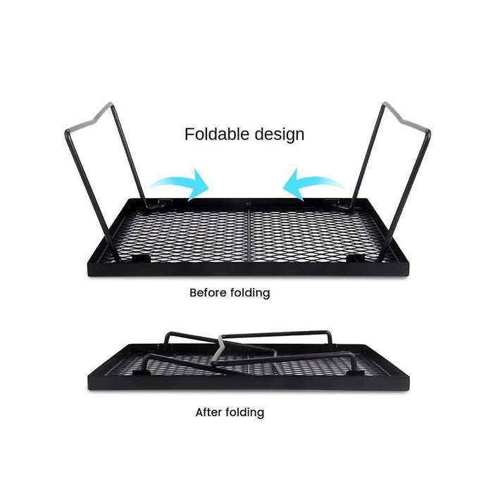 Outdoor Portable Folding Mesh Table Camping Lightweight Waterproof Barbecue Table for Travel Tour