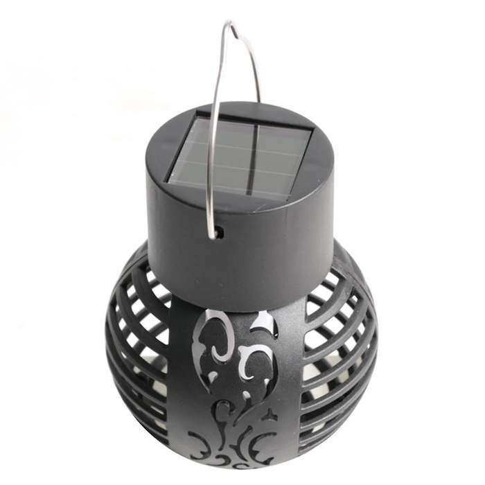 Outdoor Solar Lights Retro Lantern Lantern Lights Hanging Flame Lamp Landscape Lighting Floor Lights