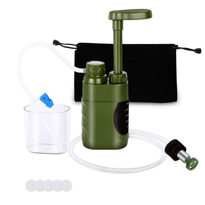 Outdoor Water Purifier Emergency Life Survival Water Filter Mini Portable Filter Tool Outdoor Activi