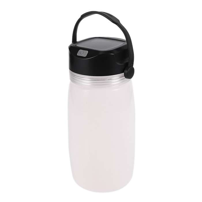 Outdoor Water Cup Portable Leak-Proof Sports Kettle Water Bottle Solar Rechargeable Camping Lamp