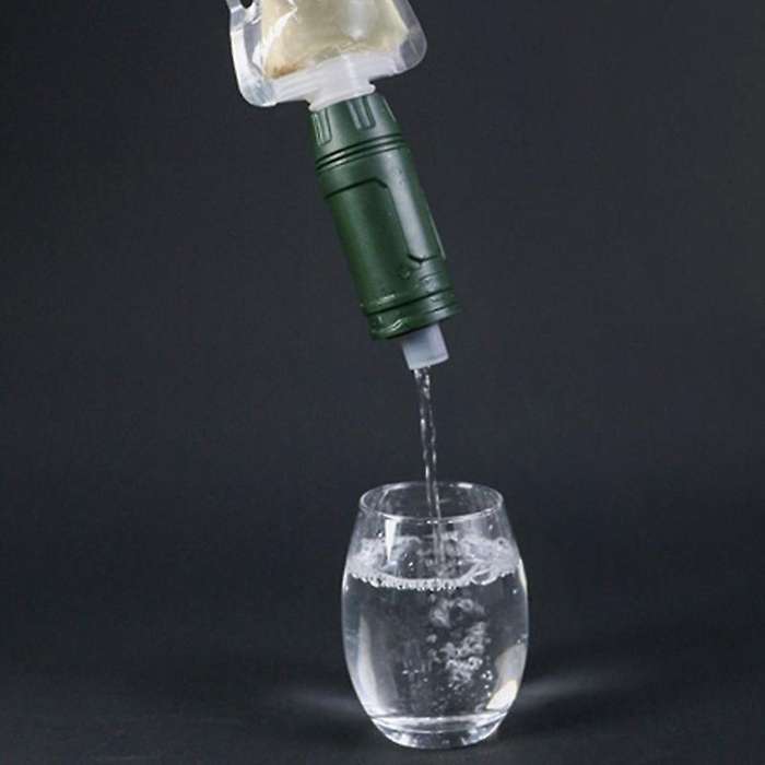 Outdoor Water Filter Water Purifier for Family Preparedness Camping Hiking Emergency Equipment