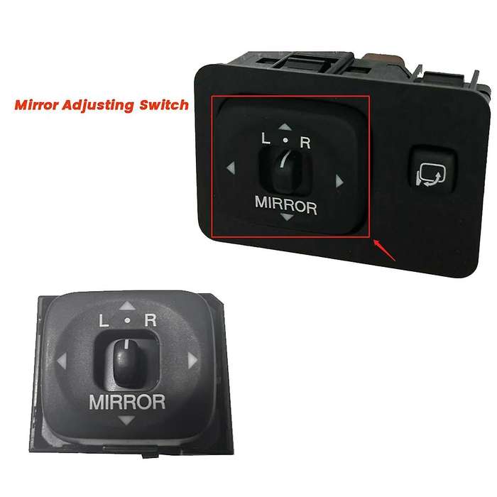 Outer Mirror Adjusting Switch 84870-60080 for Land Cruiser LX470 1998-2007 L R Mirror Control 84870-