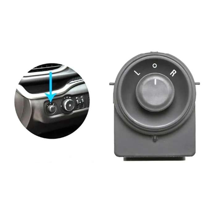 Outside Rearview Mirror Control Switch for  Aveo T300 Spark Part Number 95328440 95460071