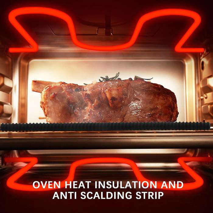 Oven Rack - 4 Pack Heat Resistant Silicone Oven Rack Cover 14 Inches Long Oven Rack Edge Protector