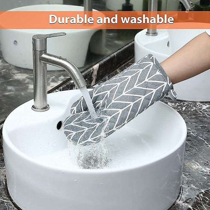 Oven Mitts & Pot Holders Kitchen Microwave Heat Resistant Compatible Cooking