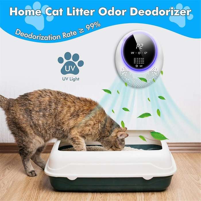 Ozone Machine Odor Removal for Home & Pets, Portable Generator with 10,000mAh Battery, Eliminator Ho