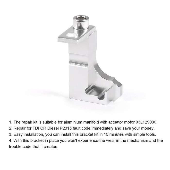 P2015 Repair Bracket Kit Intake Manifold for 2.0 TDI CR Intake Manifold 03L129711E