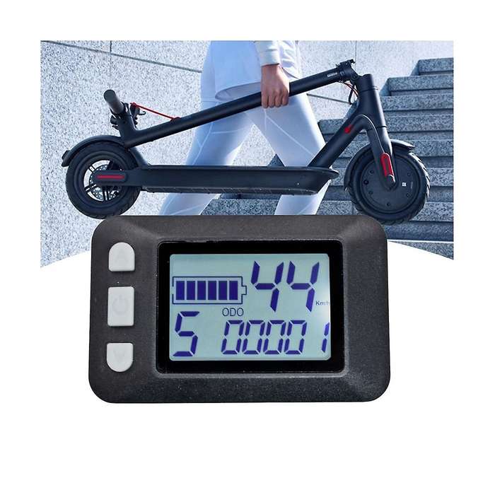 P9 LCD Display Dashboard Meter LCD Screen 24V 36V 48V 60V Electric Bike Meter for Electric Scooter L