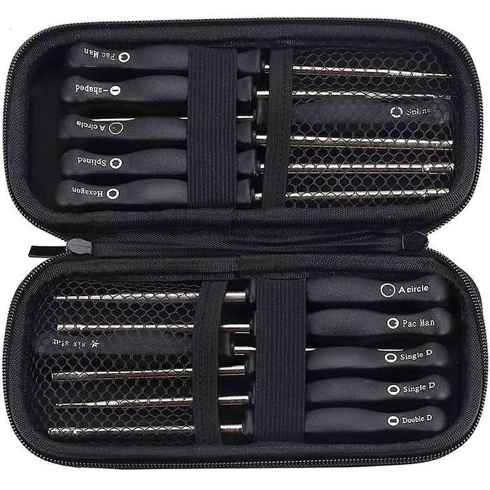Pack-Of-12 Carburetor Adjustment Tool Carburator Adjusting Kit for 2- Small Trimmer Weedeater Chain