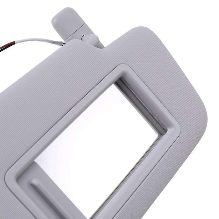 Pair Car Interior Sun Visor Shade with Makeup Mirror Gray for Golf MK7 2014-2017 5GG857551 5GG857552