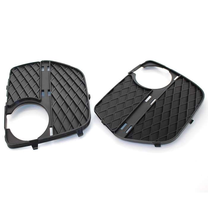 Pair Front Bumper Fog Lights Cover Fog Lamp Grilles for - X6 E71 2012-2014 51117312605 51117312606