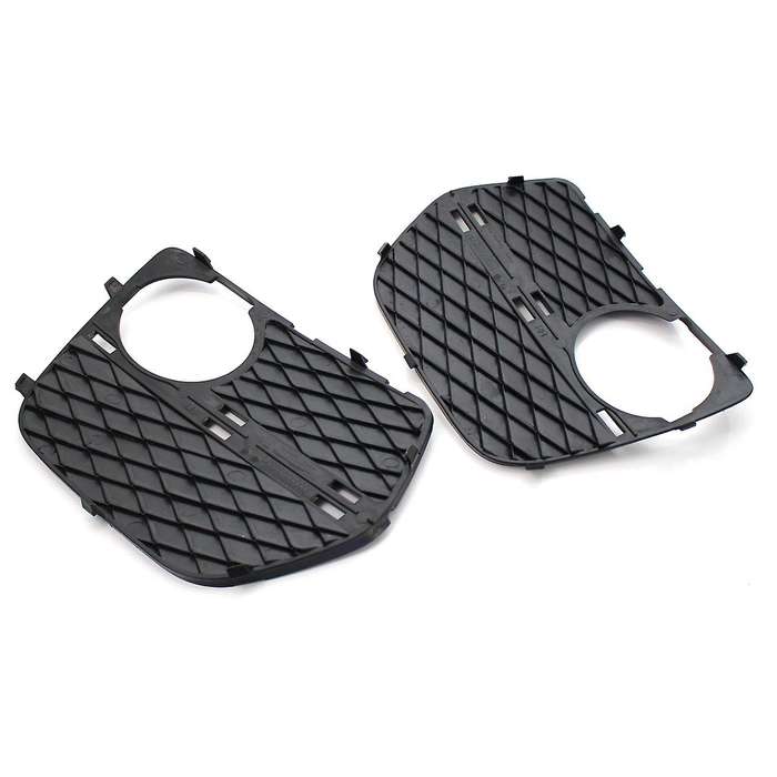 Pair Front Bumper Fog Lights Cover Fog Lamp Grilles for - X6 E71 2012-2014 51117312605 51117312606