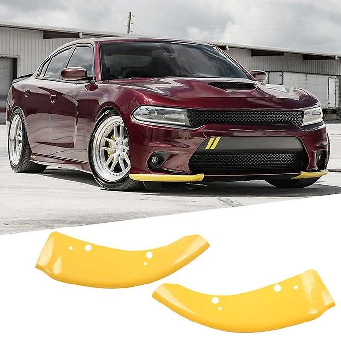 Pair Front Bumper Lip Splitter Spoiler for Charger Pack 15-19